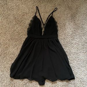 NWT Black skater dress